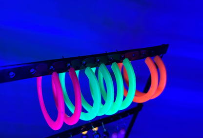 Boucles D'oreilles Fête Fluo